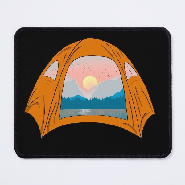 Item preview, outdoor camping, colorful mountain landscape designed and sold by landscapeworlds.