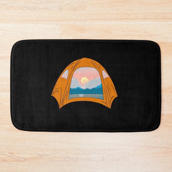 Item preview, outdoor camping, colorful mountain landscape designed and sold by landscapeworlds.