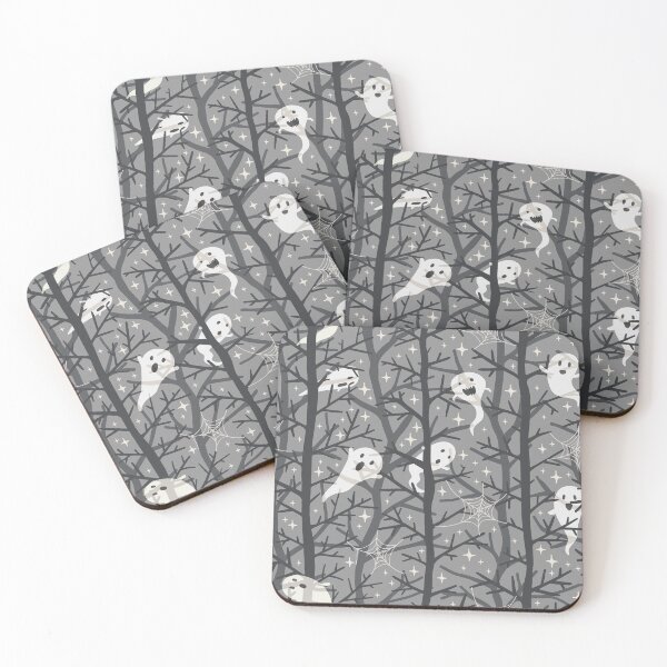 Item preview, little ghosts in the forest designed and sold by space-kitten.