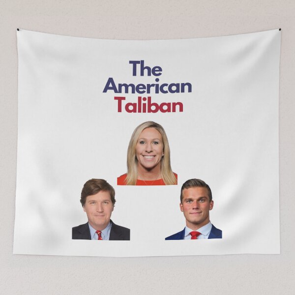 Item preview,  American Taliban” and “a combination of theocracy and thugocracy” jim Acosta designed and sold by Giovanni's  Brown Quotes.