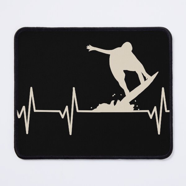 Item preview, Skimboarding And Skimming Heartbeat Pulse Gift For Skimboarders designed and sold by JokeGysen.