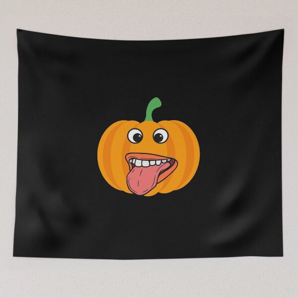 Item preview, Funny tongue out pumpkin - Halloween designed and sold by ijdesigns.