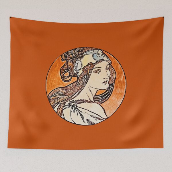 Item preview, Stained glass window for the facade of the Fouquet boutique by Alphonse Maria Mucha designed and sold by CristalleLisa.