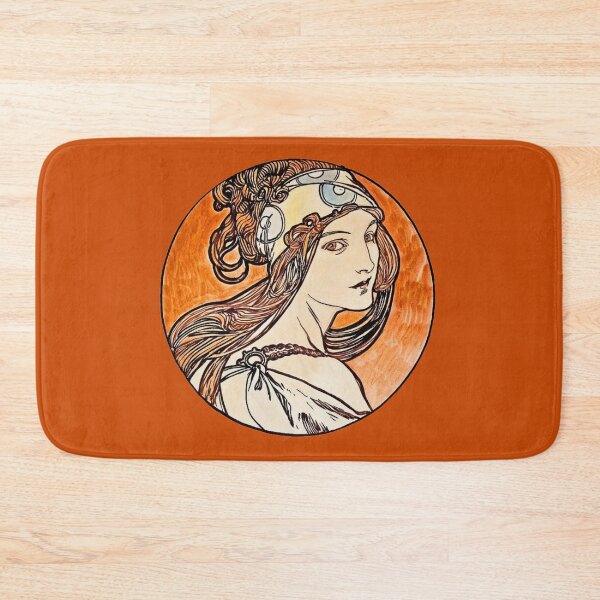 Item preview, Stained glass window for the facade of the Fouquet boutique by Alphonse Maria Mucha designed and sold by CristalleLisa.