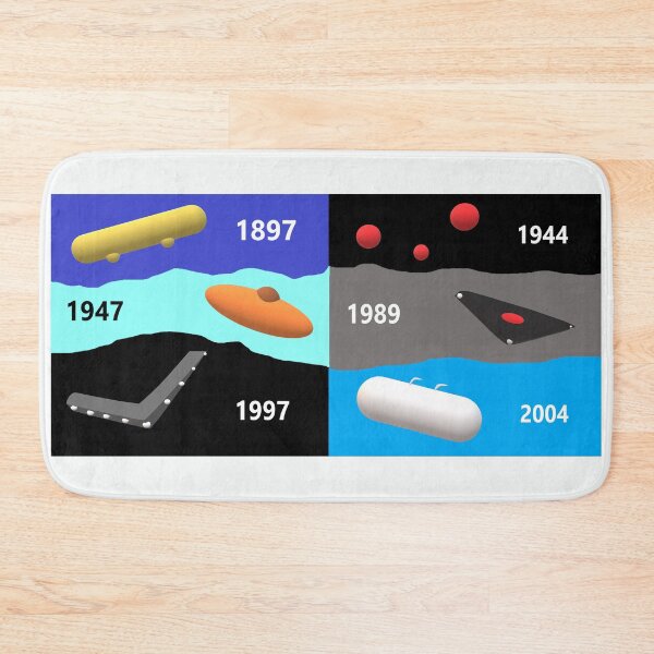 Item preview, UFOs through the ages (Landscape) designed and sold by UFOGraeme.