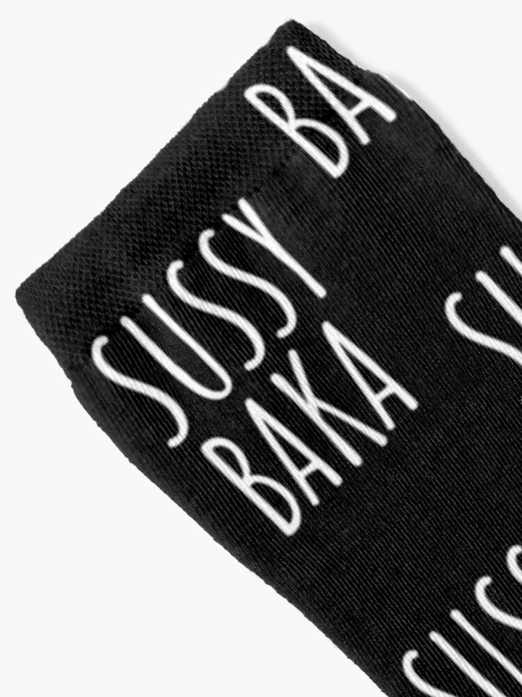 Sussy Baka Meaning Socks for Sale