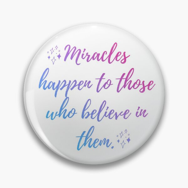 Item preview, Miracles Happen to those who Belive designed and sold by HanaSky Studio.