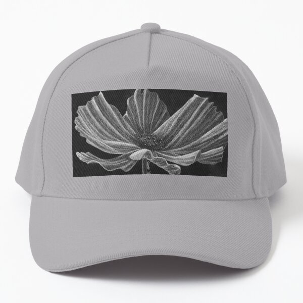 White Cosmos Baseball Cap
