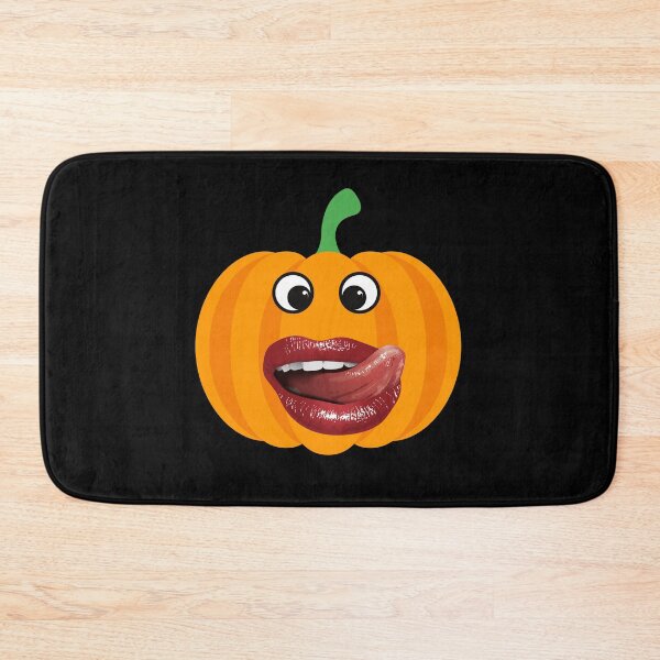 Item preview, Funny Lip Licking Pumpkin designed and sold by ijdesigns.