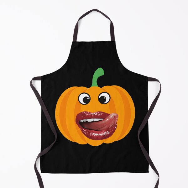 Item preview, Funny Lip Licking Pumpkin designed and sold by ijdesigns.