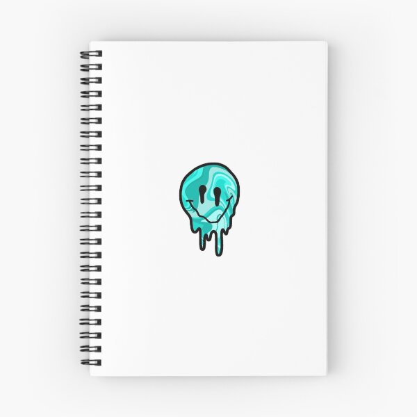 Item preview, Turqouise/Teal Drippy Smiley face designed and sold by tropicalhen133.