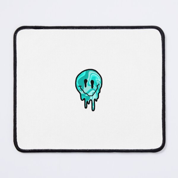 Item preview, Turqouise/Teal Drippy Smiley face designed and sold by tropicalhen133.
