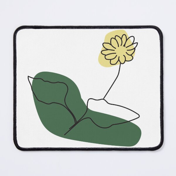 Item preview, Abstract Yellow and Geen Flower Drawing designed and sold by AsinusAS.