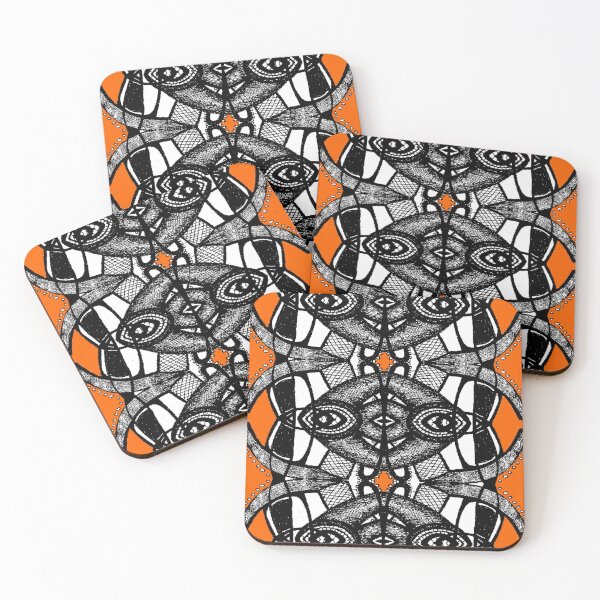 Item preview, "Pangol"  African Wax Cloth Design Orange designed and sold by Tony Cisse.