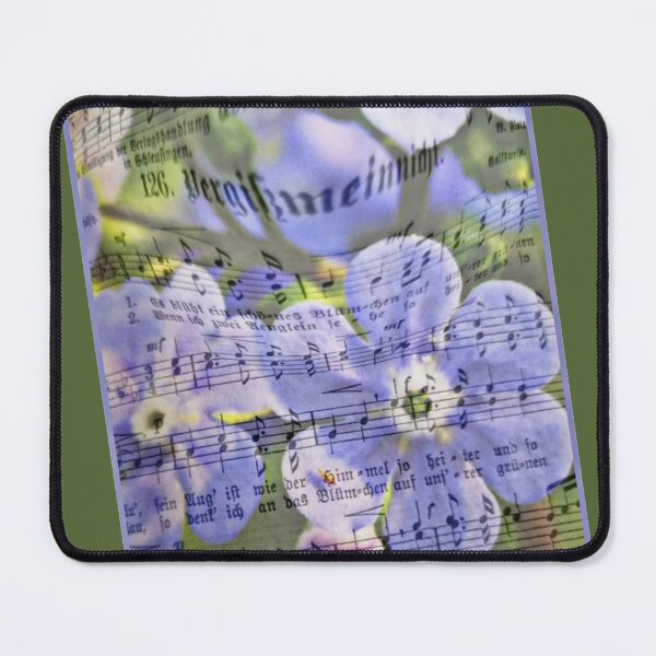 Item preview, Sing a song about forget-me-not - sheet music - photo collage designed and sold by kikidu21.