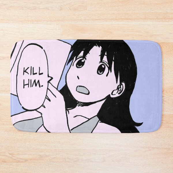 Item preview, I draw that panel of yukari sensei reading on the beach saying kill him / azumanga daioh designed and sold by RansRoom.