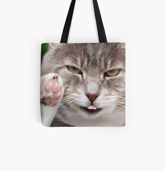 Talk to the paw All Over Print Tote Bag