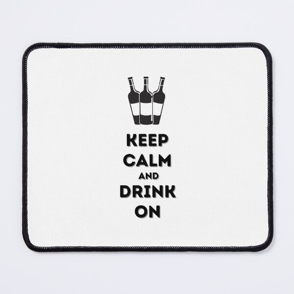 Item preview, Keep Calm and Drink On - Wine designed and sold by SpeakLifeHQ.