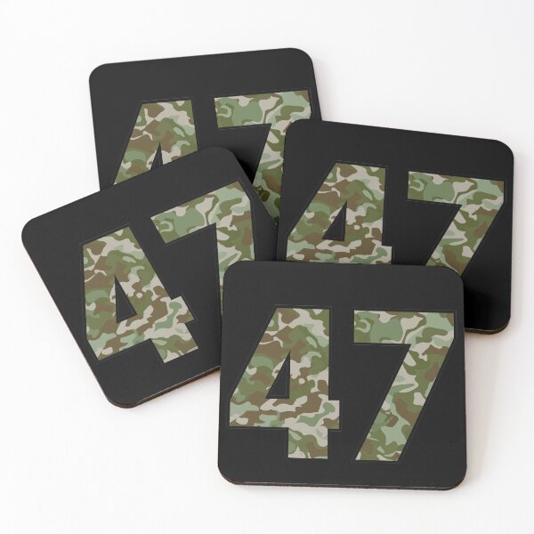 Item preview, Army Camo Number Forty-Seven Veteran Lucky Number 47 designed and sold by Urosek.