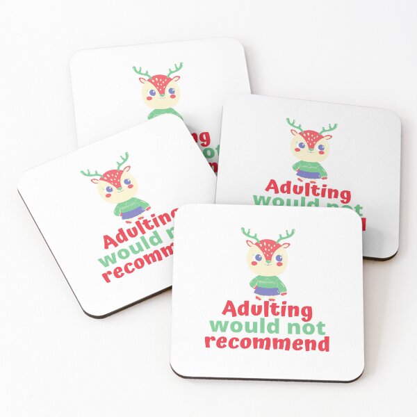 Item preview, adulting would not recommend designed and sold by The Craft  Deck.