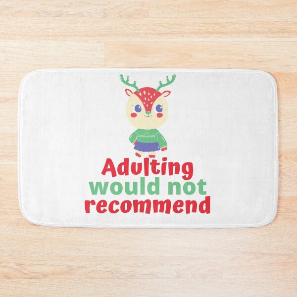 Item preview, adulting would not recommend designed and sold by The Craft  Deck.