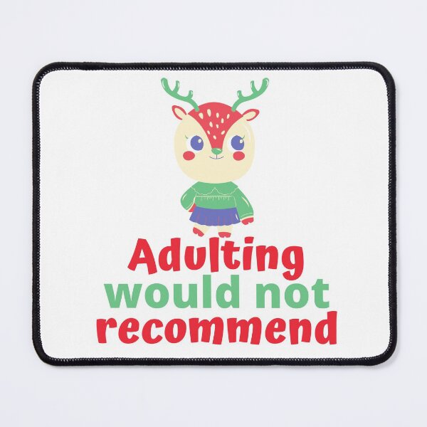 Item preview, adulting would not recommend designed and sold by The Craft  Deck.