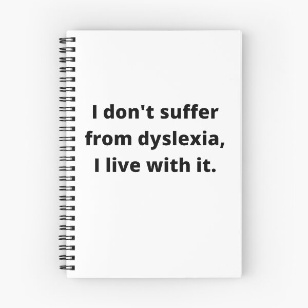 Item preview, I live with dyslexia  designed and sold by Thepoeticwine.