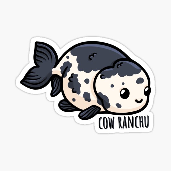 Vista previa del artículo con la obra «Vaca Ranchu Goldfish», diseñado y vendido por FinnedTomato.