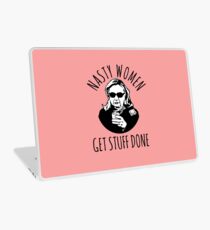 Hillary Clinton Nasty Women Get Stuff Done Laptop Skin