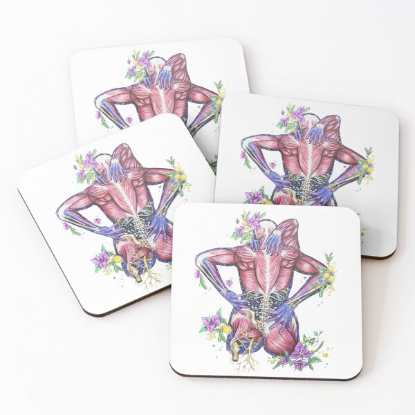 Item preview, Chronic Pain | Back Anatomy | Cosmic Floral Anatomy designed and sold by Karli Mogen.