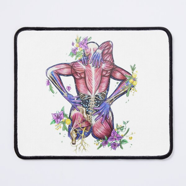 Item preview, Chronic Pain | Back Anatomy | Cosmic Floral Anatomy designed and sold by Karli Mogen.