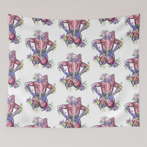 Item preview, Chronic Pain | Back Anatomy | Cosmic Floral Anatomy designed and sold by Karli Mogen.