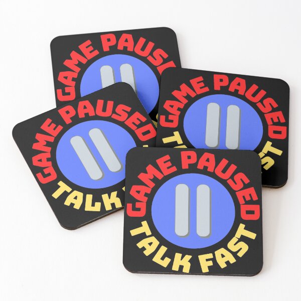 Item preview, Game Paused. Talk Fast. designed and sold by JockArts.
