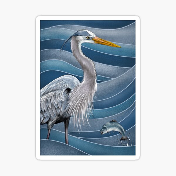 Item preview, Gray Heron designed and sold by colorsighted.