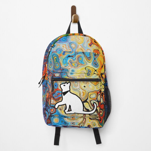 Item preview, Kawaii Adorable Cat with Abstract Pattern, Popoki 810 designed and sold by VinBasis.