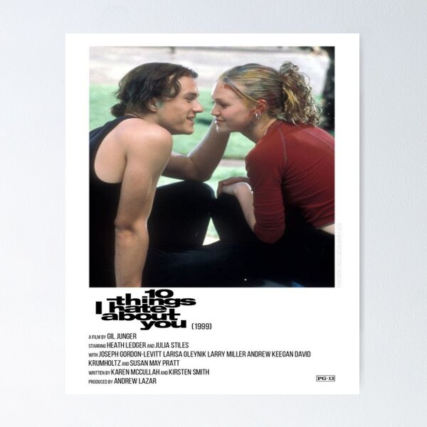 10 Things I Hate About You (1999) Movie Poster for Sale by LovedPosters