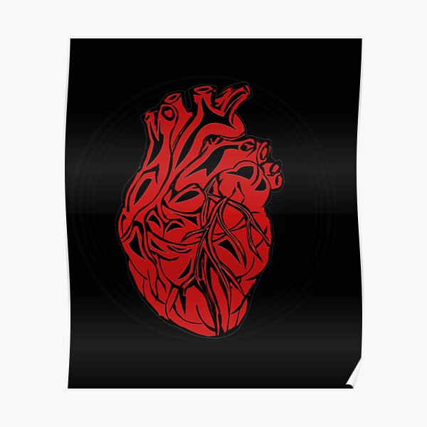 hearts connection love, Two Hearts Connection Love - Damn Strait Love Music Vintage Poster