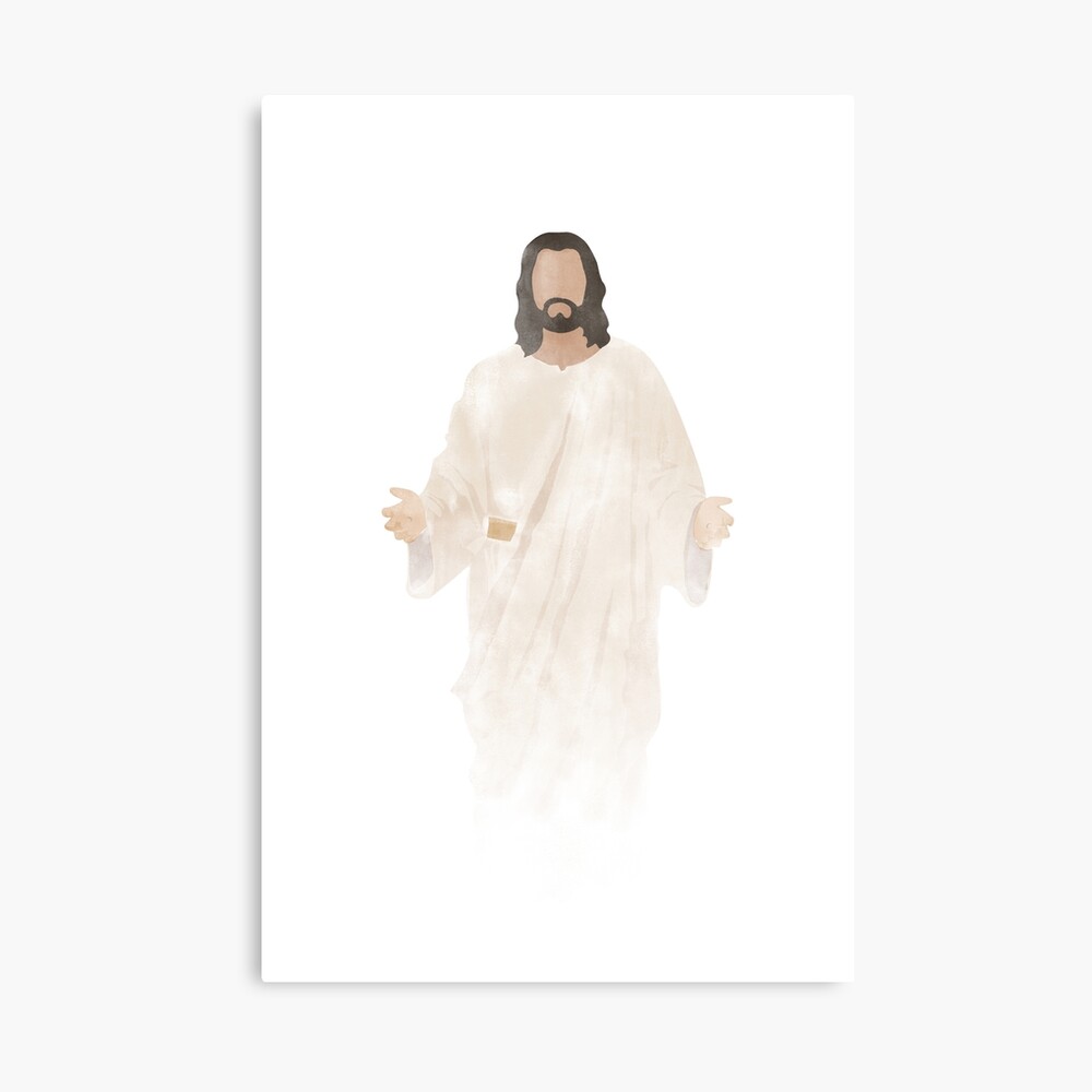 faceless jesus painting