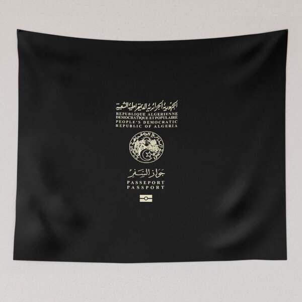 Artikelvorschau, Algerische Reisepasshülle algerische Touristische algerische Flagge Geschenk entworfen und verkauft von adwickcynd1.