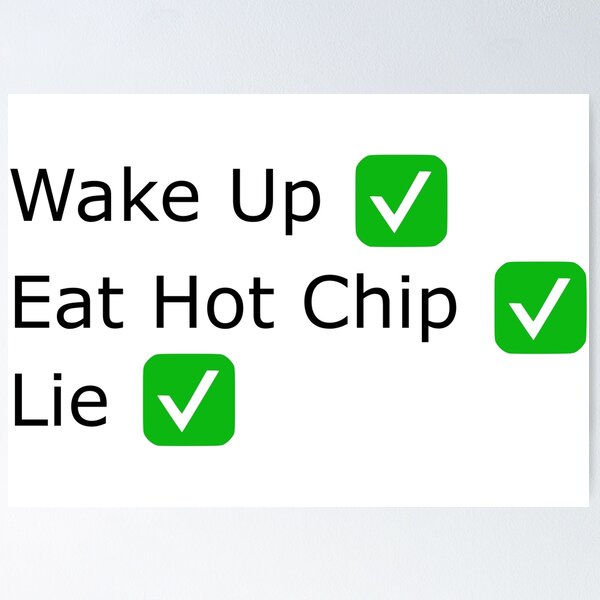 Item preview, Eat Hot Chip and Lie check mark designed and sold by cangurojoe.