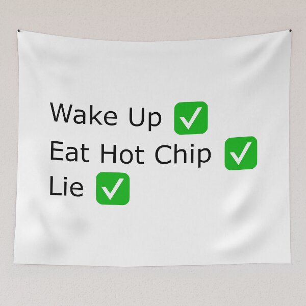 Item preview, Eat Hot Chip and Lie check mark designed and sold by cangurojoe.