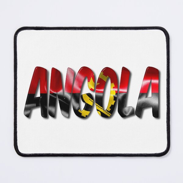 Item preview, Angola Word With Flag Texture designed and sold by MarkUK97.