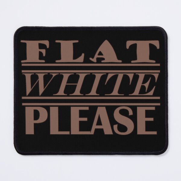 Item preview, Flat White Please designed and sold by HazyAppleArt.