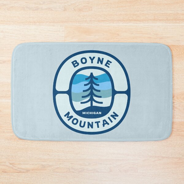 Item preview, Boyne Mountain Michigan MI Winter Hiking Tree Badge Roundlet designed and sold by palmettodigital.