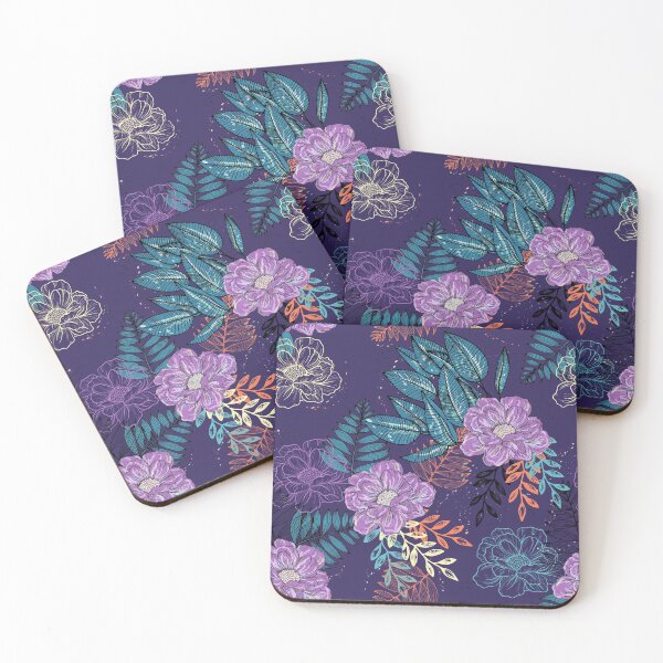 Item preview, Fall flowers pattern col 02 designed and sold by Juditdesign.