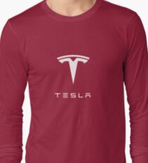 Tesla Logo Merchandise Long Sleeve T-Shirt
