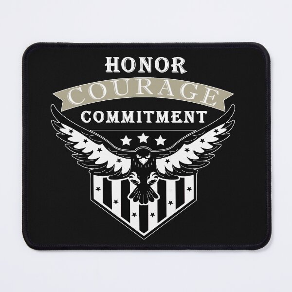 Item preview, Honor Courage Commitment, Patriotic gift for Veterans and Service Members. designed and sold by Perlanova1.