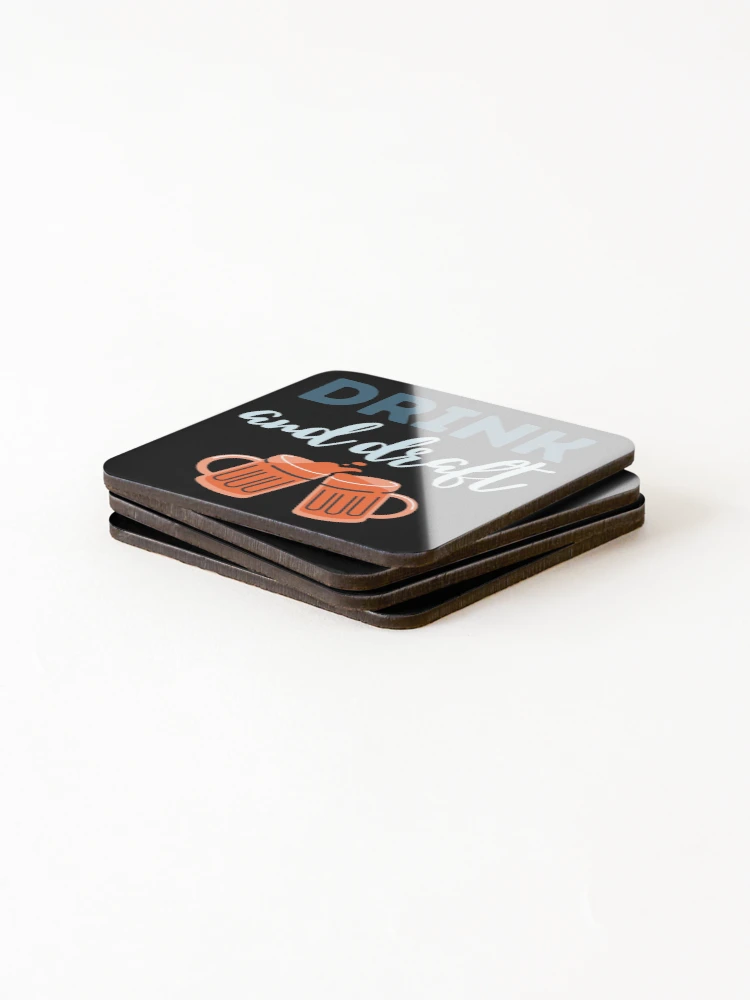 Thumbnail 4 of 5, Coasters (Set of 4), Drink And Draft designed and sold by Renovapring ⭐⭐⭐⭐⭐.