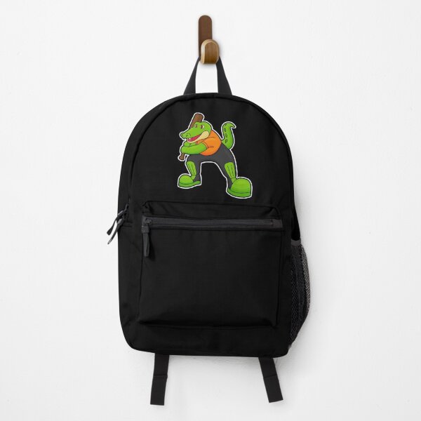 Item preview, Crocodile at Cricket with Cricket bat designed and sold by Snabdesign84.