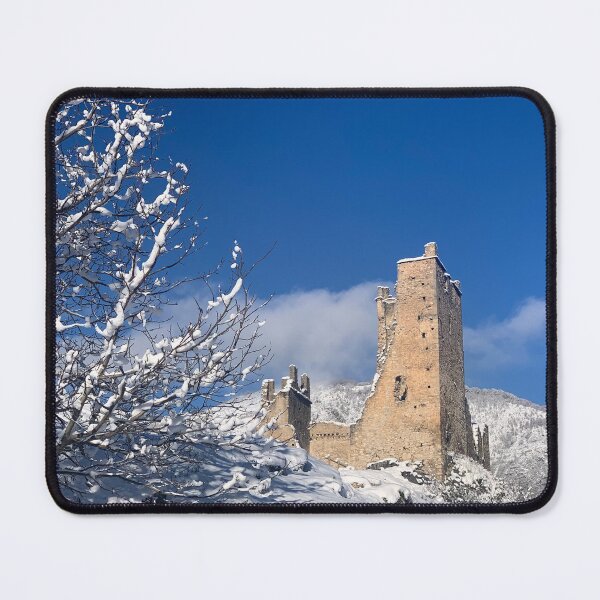 Item preview, the snow-covered Miglos castle designed and sold by AHELENE.